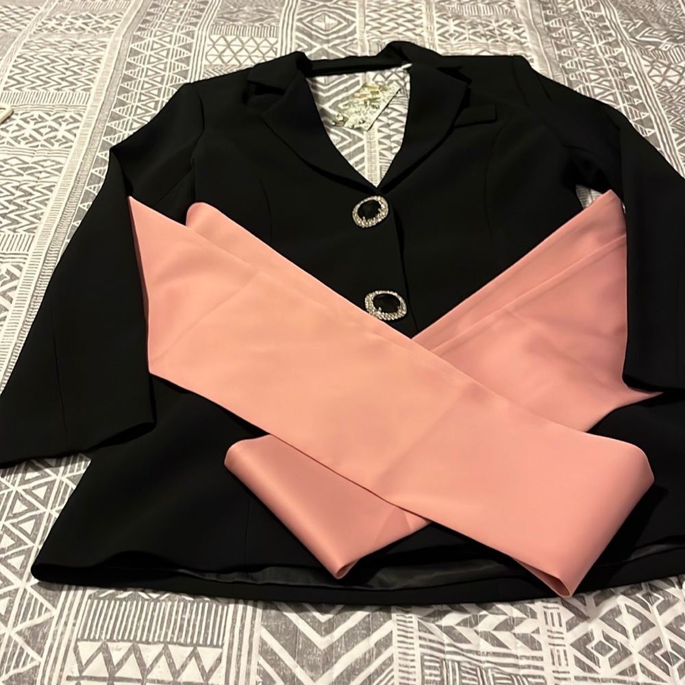 Alex Vinash Bow dress jacket